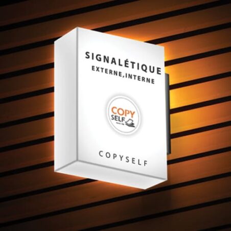 Signalétique extérieure et intérieure personnalisée en-ligne