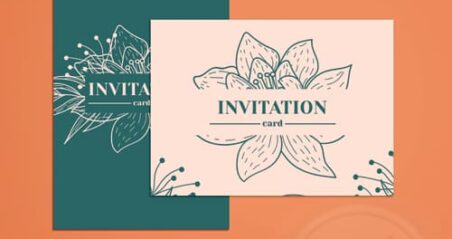 Impression carte d'invitation en-linge