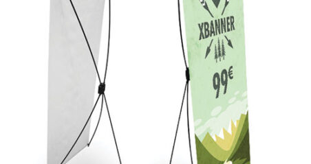 Kakémono XBanner express à Paris - France