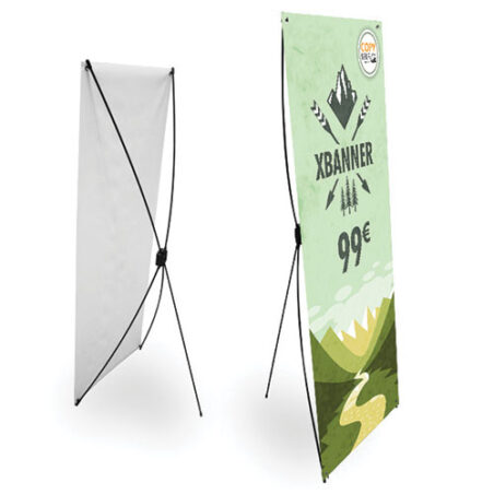 Kakémono XBanner express à Paris - France