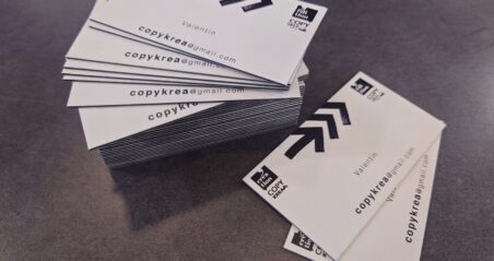 Cartes de visite Triplex