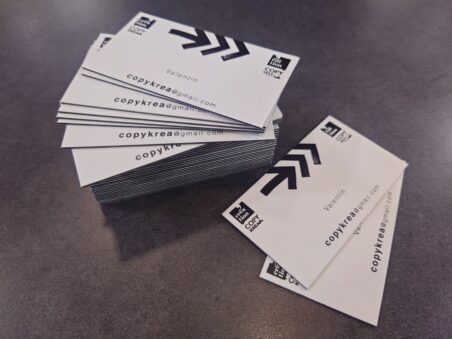 Cartes de visite Triplex